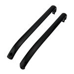 WR12X22183 Black Refrigerator Door Handles 2 Pack Set - Compatible for GE Refrigerator - Replaces AP5948588 PS9494525 GTH18GBDCRWW 3290412 WR12X11009