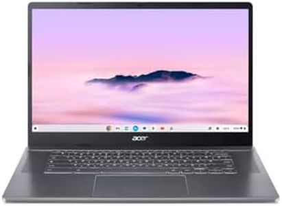 Acer Chromebook Plus Laptop with Google AI | 15.6" LED 1920x1080 Display | Intel Core i3 1215U | 8GB DDR5, 128GB SSD | Chrome OS | CB515-2H-31NY