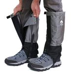 Pike Trail Waterproof Adjustable Leg Gaiters: for Hiking in Mud, Sand, and Snow - Hunting, Mountain Climbing, or Snowshoeing