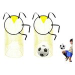 tedious Football Goal Target Net | Top Bins Football Targets | Football Training Equipment Target Practice Nets | Foldable Football Goals Target Nets Accessories for Soccer Ball Training