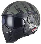 Motorcycle Full Face Helmet, Retro 