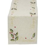 Design Imports Merry Christmas Embroidered Table Runner (29669)