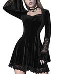 Plus Size Goth Black Gothic Dress Alternative Clothes Goth Dresses Witchy Dress Punk Dress Gothic Dresses Gothic Lolita Dress