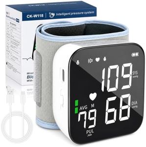 Wrist Blood Pressure Monitor, Automatic Blood Pressure Cuff for Home Use