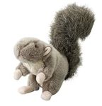 SPOT Woodland Collection Squirrel Dog Toy with Squeaker | Plush Tug of War Squirrel Grunting Squeak Toy for All Dog Breeds | Interactive Dog Toy | 10"