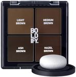 BOLDIFY Hairline Powder Color Sample Kit - Root Touch Up Hair Color for Gray Coverage - Bald Spot Concealing Hair Powder for Women & Men - 48-Hour Stain-Proof - Light + Medium Browns