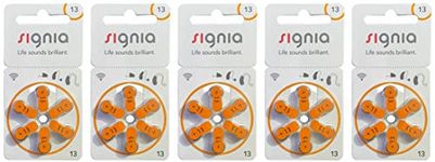 Siemens Signia Hearing Aid Batteries MF Pack of 6 Batteries Size- (Signia-13-Pack of 5)