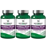 Vet's Best Cat Hairball Relief Digestive Aid, 60 Chewable Tablets, 3 Pack