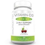 Vitamin D3 K2 Chewable Vitamins wit