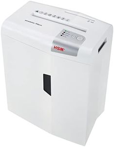 HSM 1046111 Destructeur de documents shredstar X6pro, niveau de sécurité 4, 6 feuilles coupe croisée à particules, blanc/argenté