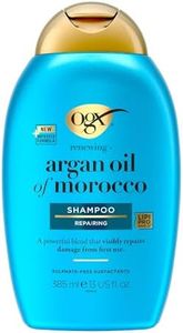 OGX Renewing + Argan Oil of Morocco Hydrating Hair Shampoo, Cold-Pressed Argan Oil to Help Moisturize, Soften & Strengthen Hair, Paraben-Free with Sulfate-Free Surfactants, 385 g
