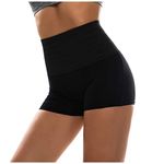 Flash Deals Of The Day Sweat Waist Trainer Women Boned Shapewear High Support Shapewear Shape Control Pants Slim Waist Shaper Women Underbust Shapewear Sale Clearance Black