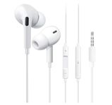 Wired Earbuds with Mic, Earphones Ear Buds Wired Plug in Earbuds Noise Cancelling Earbuds Wired, Compatible with Apple Earbuds Wired, Compatible with Samsung Earbuds