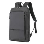 AUGUR Slim Laptop Backpack With 15.6 Inch Sleeve Professional Notebooks Bag Case Laptop Backpack Men Fit Travel/Business/Work, 1506 Black, Large, Slim Backpack