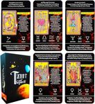 Neouth Kid Tarot Cards For Beginners Tarot Cards With Meanings On Them Tarot Learning Deck Reading Divination Tool 78 Classic Original Tarot Cards Deck Fortune Telling Game, Multicolor