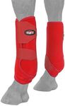 Tough 1 Vented Sport Boots Front L Red