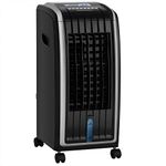 MONZANA® 4in1 Portable Evaporative Air Cooler | Remote Control | LED Display | Timer | Efficient & Powerful | Water & Ice Cooling | 5L Tank | Includes Ice Packs | Air Conditoning | Mobile Unit | Black