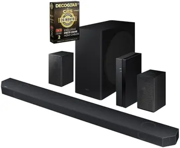 SAMSUNG Q-Series 9.1.2 ch. Wireless Dolby Atmos Soundbar, Q-Symphony, HW-Q910D, (2024) Bundle with CPS 1-Year Enhanced Protection Pack