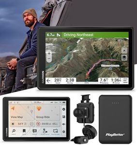 Garmin Tread 2 Overland Off-Road GPS Navigator Bundle - 8" All-Terrain Navigator with Ultrabright Display, Topo Maps, Elevation, Satellite Imagery with PlayBetter Portable 5000mAh Charger