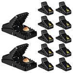 Mouse Trap, 12 Pack Mouse-Traps-Indoor-for-Home Quick Effective Sanitary Safe Mouse Catcher for Family and Pet