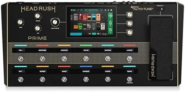 HeadRush Prime - Guitar & Vocal Multi Effects Pedal & Amp Modeling Processor with Amp Cloner, Antares Auto-Tune, WiFi, Touchscreen, Looper & Bluetooth