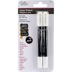 Multicraft Imports CD961A Craft Decor Chalk Writer (2 Pack), White