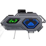 EDYELL C8 Pro Motorcycle Bluetooth Headset,LED Emergency Lights,HiFi Stereo Calls,Wireless 50MM Earphone Helmet Bluetooth,IPX6 Waterproof,Compatible with All Helmets
