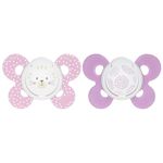 Chicco PhysioForma Utra Ergonomic Pacifier for Babies (6-16 months) (1Pc) (Any Colour)| Baby Teether/ Soother with Unique Shape to Support Baby's Breathing | Soft Silicon Material | BPA free (Pink)