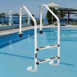 WATERTECH SYSTEMS Swimming Pool Ladder for In Ground Pools Heavy Duty 2-Step Stainless Steel Pool Step Ladder with Easy Mount Legs