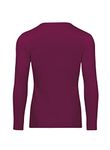 Trigema Women's 502501 Longsleeve T-Shirt, Sangria, Large