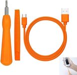 Ring Doorbell Screwdriver Replacement and Charger Charging Cable Cord,Screwdriver Tool Kit for Video Doorbell, Doorbell Battery Change(Orange)