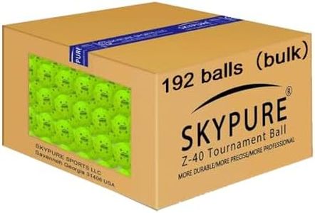 SKYPURE Z-40 Pickleball Balls-Tournament Ball 40-Holes Outdoors/Indoors One Piece Choose 4,12,192,196 Count USA Pickleball Standards (Tournament ball-192 Count, 192)