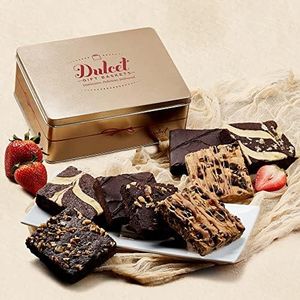 Dulcet Gourmet Food Gift Basket, Great Gift - Includes: Chocolate Brownies, Walnut Brownies, Chocolate Chip blondes, ideal gift idea by Dulcet Gift Baskets