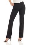 Rekucci Women's Ease into Comfort Boot Cut Trouser (18 Tall, Black)