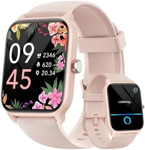 Fitpolo Smart Watches for Women Android & iPhone, Alexa Built-in [1.8" HD Screen] IP68 Waterproof Fitness Watch with Bluetooth Call (Answer/Make), Heart Rate/Sleep/SpO2 Monitor, 105+ Sports Tracker