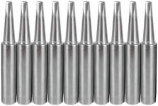 SeonFook 10 PCS 900M-T-2.4D Soldering Iron Tips Replacement Solder Tips Kit Compatible with Hakko, Radio Shack, Atten, Quick, Aoyue, Yihua, Vastar Soldering Station, Welding Equipment & Accessories