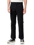 Carhartt Men's Rugged Flex Rigby Dungaree Work Pants, Black, 34W x 32L