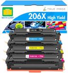 206X Toner Cartridges 4 Pack High Y