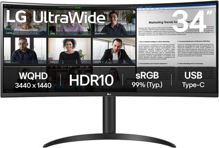LG 34" Curved UltraWide Monitor – WQHD IPS Display