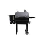 Camp Chef PG24MZG SmokePro Slide Smoker with Fold Down Front Shelf Wood Pellet Grill, Black