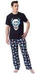 INTIMO WWE Mens' Wrestling Stone Cold Steve Austin 3:16 Sleep Pajama Set (Large)