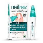 Nailner Fungal Nail Treatment Pen 4 ml - Extra Strong Anti Fungal Nail Treatment for Toenails - 2 in 1 Treat & Prevent Toe Nail Fungus - Antifungal Nail Infection - Clinically Tested & Fast Results