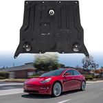 LDETXY Front Skid Plate for Tesla Model 3 2017-2024 & for Tesla Model Y 2020-2024, Heavy Duty Steel Front Under Engine Guard Cover Splash Shield Chassis Cover for Tesla Accessories