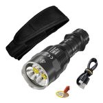 Nitecore TM9K Pro 9900 Lumen High Lumen Tactical Flashlight Sticker, Fast-Charging USB-C for Search and Rescue