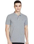 Allen Solly Men Grey Melange Regular Fit Polo(AMKP317G04246_Grey Melange_2XL)