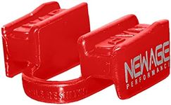 New Age Performance 6DS Sports and Fitness Weight-Lifting Mouthpiece - Lower Jaw - No-Contact - Includes Case - Red