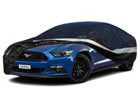 Holthly 10 Layer Coupe Car Cover Waterproof All Weather for Automobiles,100% Waterproof Outdoor Car Covers Rain Snow UV Dust Protection. Custom Fit for Ford Mustang,Chevy Camaro, Porsche 911,etc