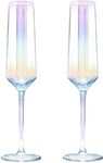 Gutsdoor Crystal Champagne Flutes G