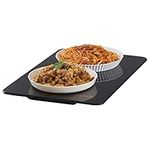 VEVOR Electric Warming Tray, 16.5" x 11" Portable Tempered Glass Heating Tray with Temperature Control (65-90℃), Perfect for Dinner, Catering, House, Parties, Events, Entertaining and Holiday, Black