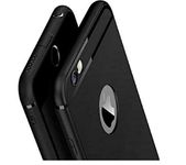 CROMBIE Soft Silicone Back Cover Compatible for iPhone 6/6S (Black)